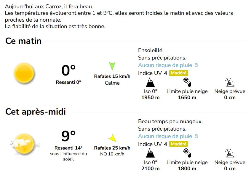 meteo jeudi 1
